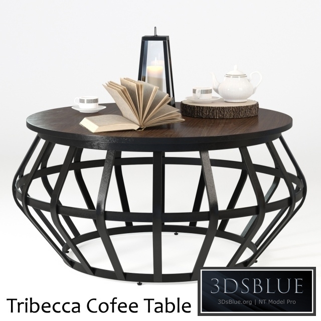 Tribecca Metall Frame Round Cofee Table