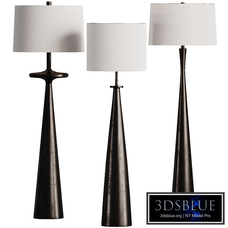 Floor Lamp Black Set