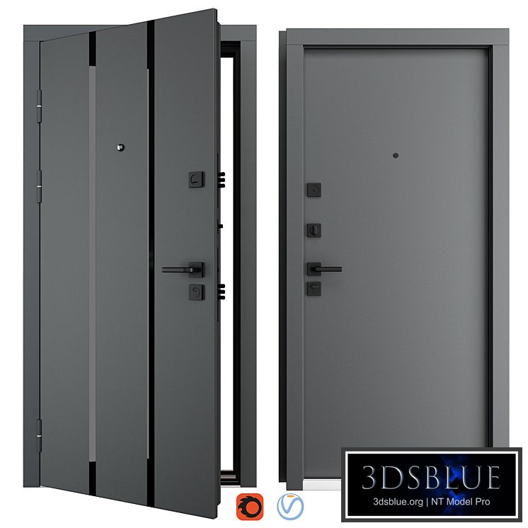 Entrance metal door Street (QDoors)