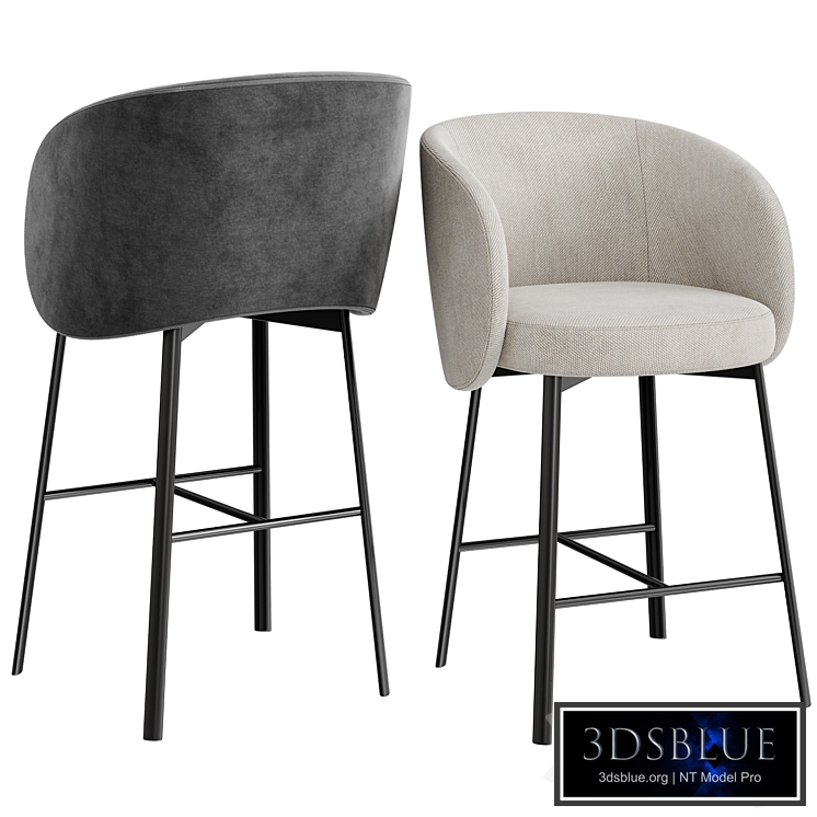 Hug bar stools By Frigerio