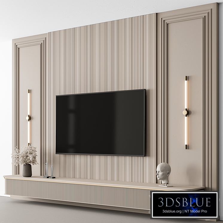 TV Wall Beige-Set 129