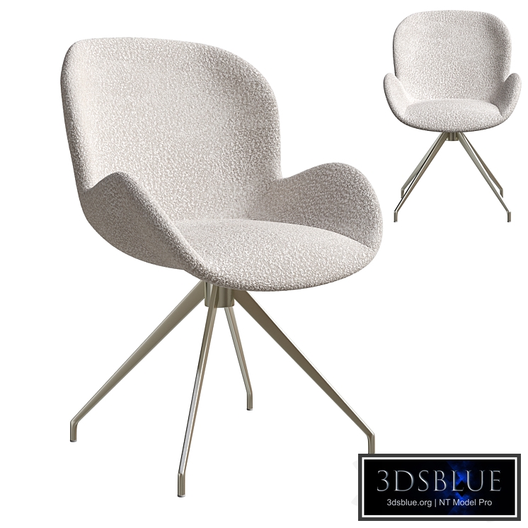 Boucle dining chair