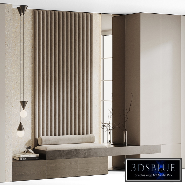 Entrance group with soft panels