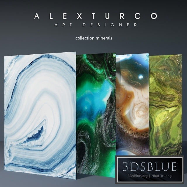 Art-panel &quot;Alex Turco&quot; collection &quot;Minerals&quot;