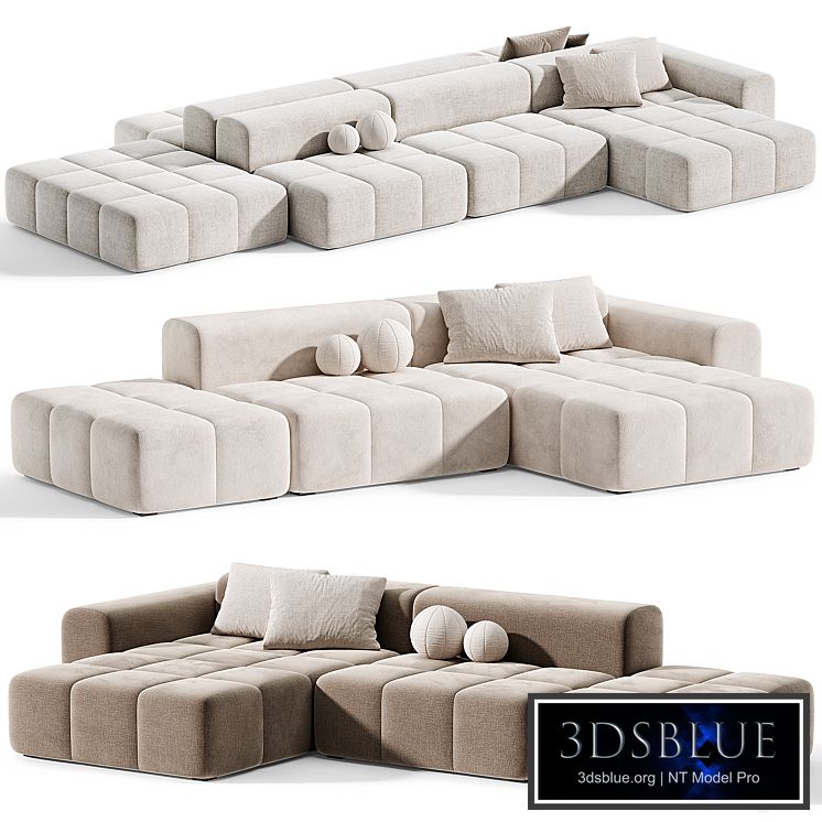 Modular sofa Verdon By Retehome