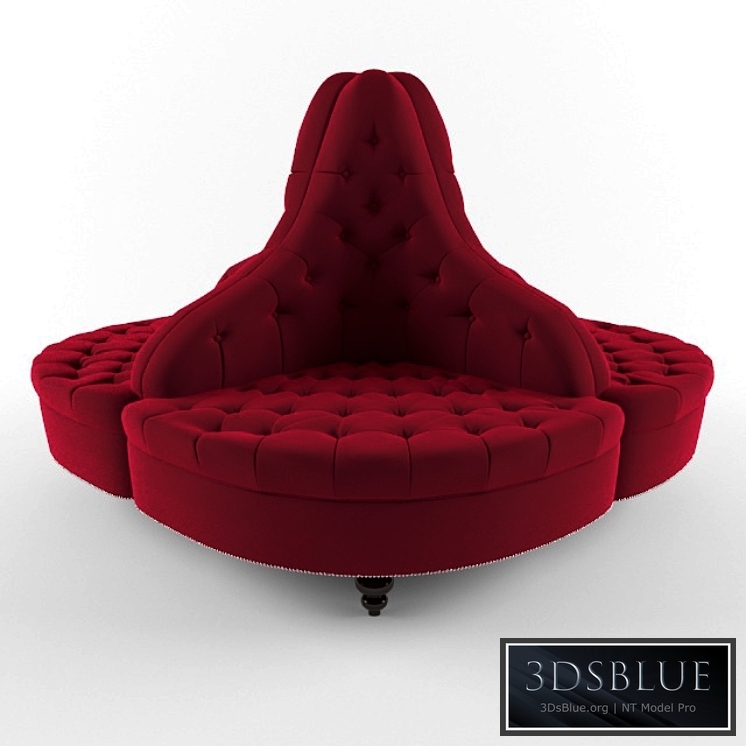 Rounded sofa &quot;Boudoir&quot;