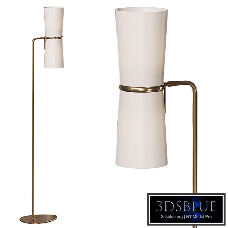 Antique Brass Floor Lamp Andrew Martin Clarkson