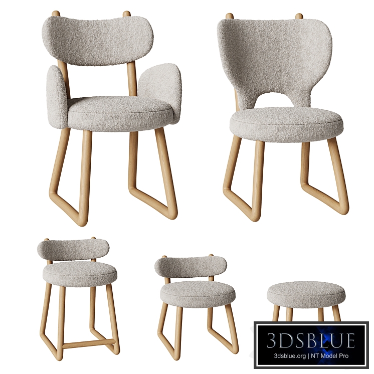 Polus Chair by Pierre Augustin Rose