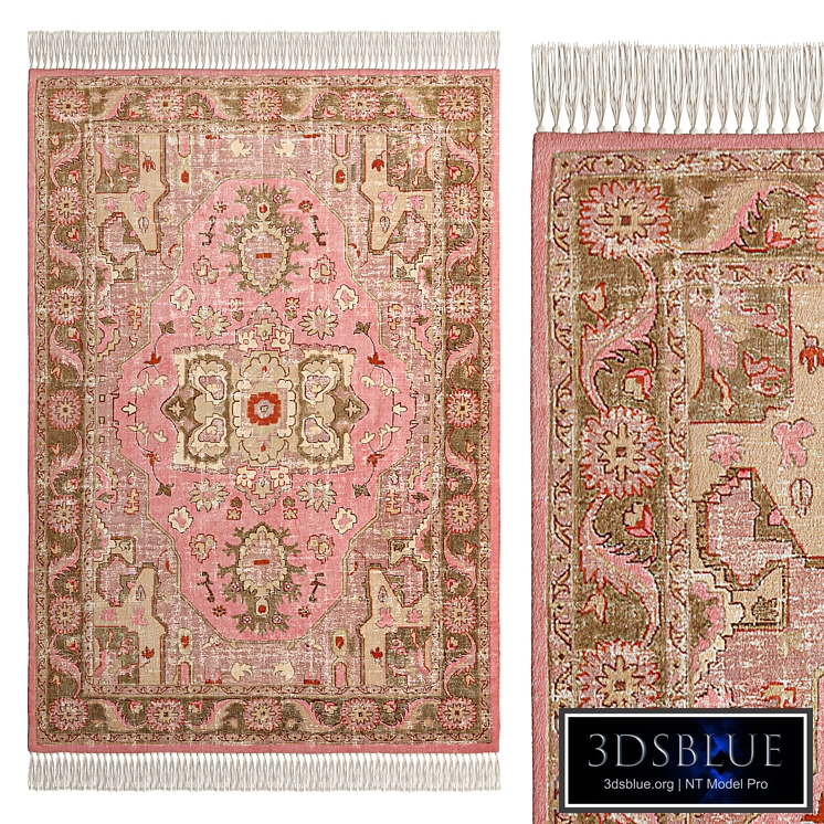 Floris Vintage Style Cotton Rug By La Redoute
