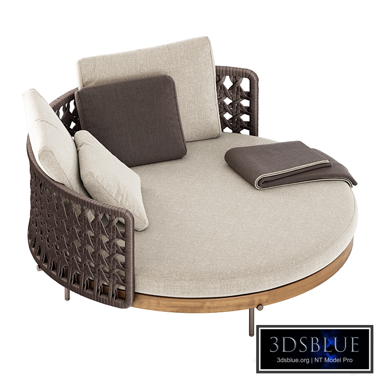 Torii Nest Outdoor Loveseat by Minotti