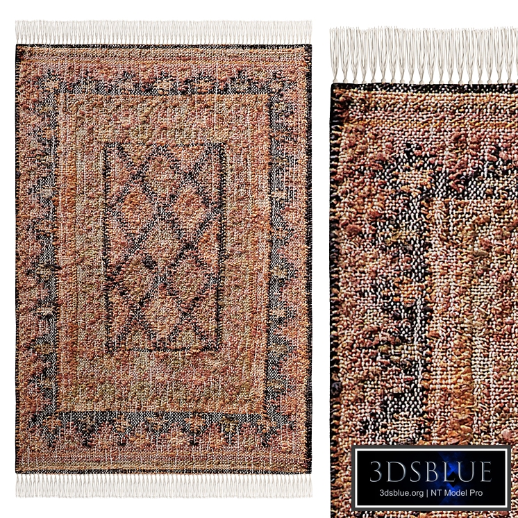 Mirta Kilim Jute Cotton Bedside Rug By La Redoute