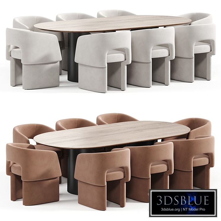 Morrell Dining Chair and Vida conference table