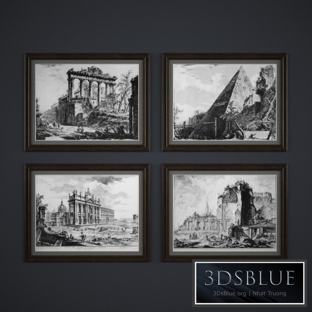 Collection of paintings &quot;The engravings of the 18th century&quot;