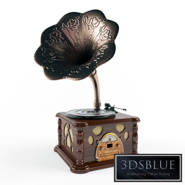 Retro gramophone