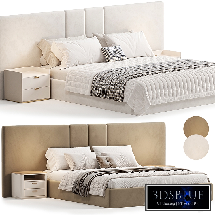 Cama de Casal Ribeira Bed by Decordesign