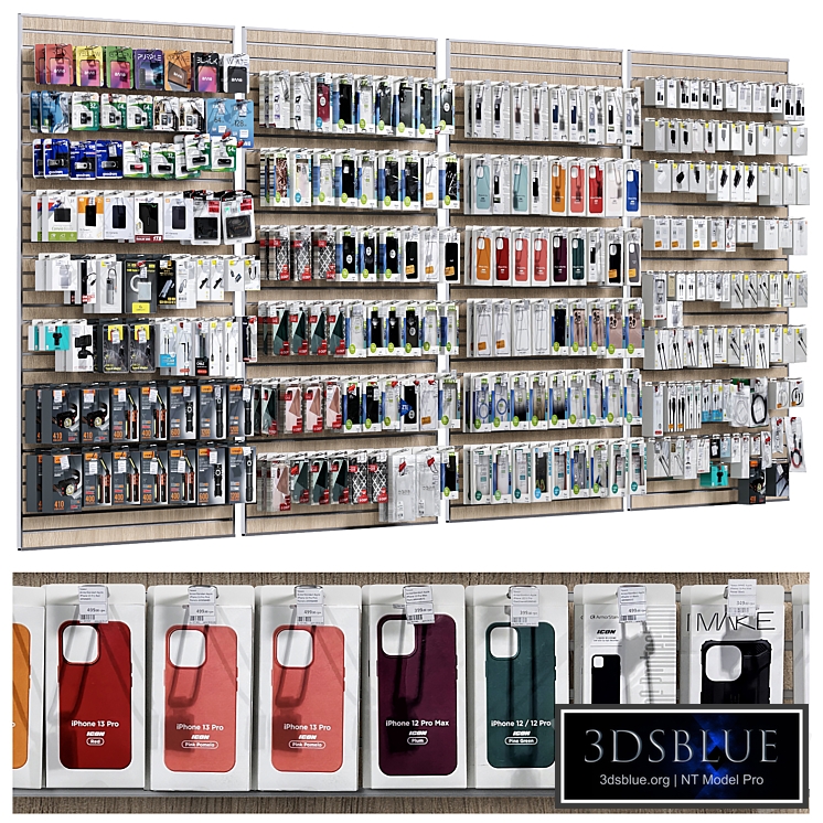 Mobile store shelves