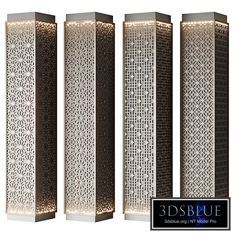 Metal columns with perforation No. 5