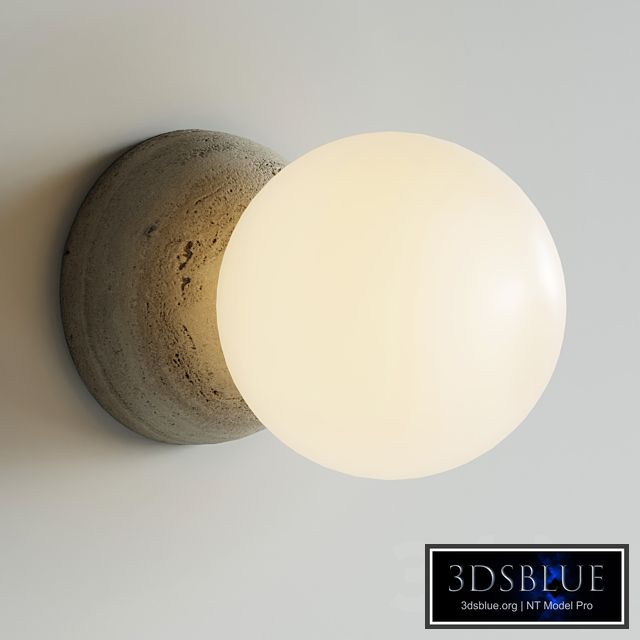 davidpompa Fiorito rock Origo white wall light scene