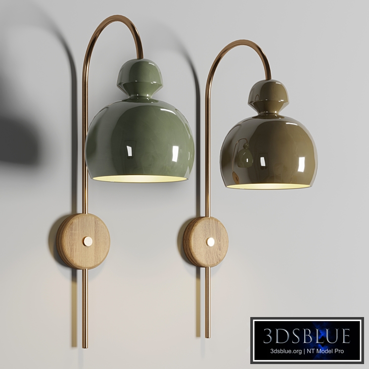 Mobo Ceramic Wall Lamps scene 01