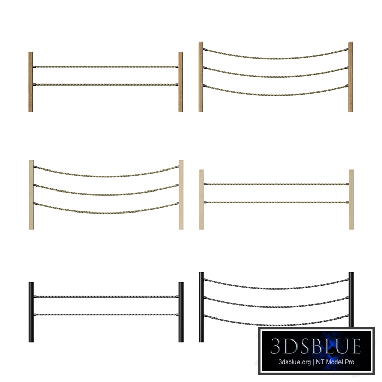 Rope fence constructor