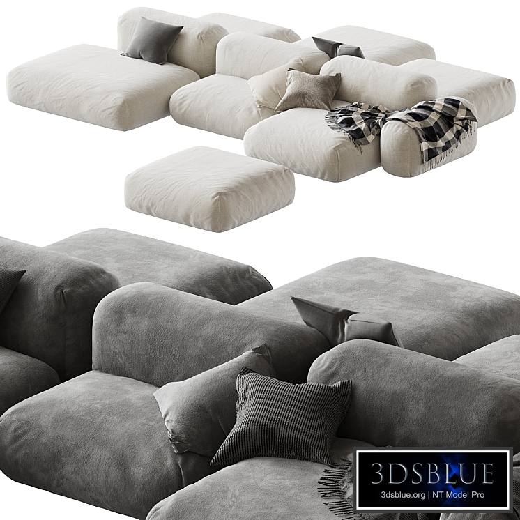 Modular sofa Dyvan Dyvan composition set 001 by Alex Rekhlitskyi