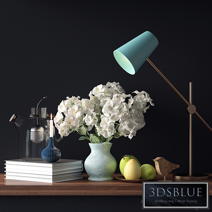 Decorative set, flowers