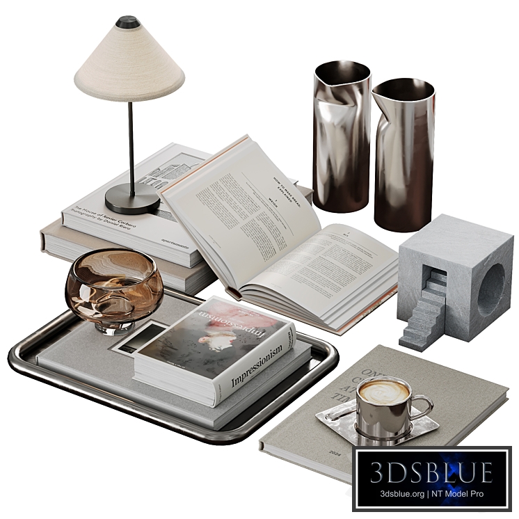 Decorative set for coffee table