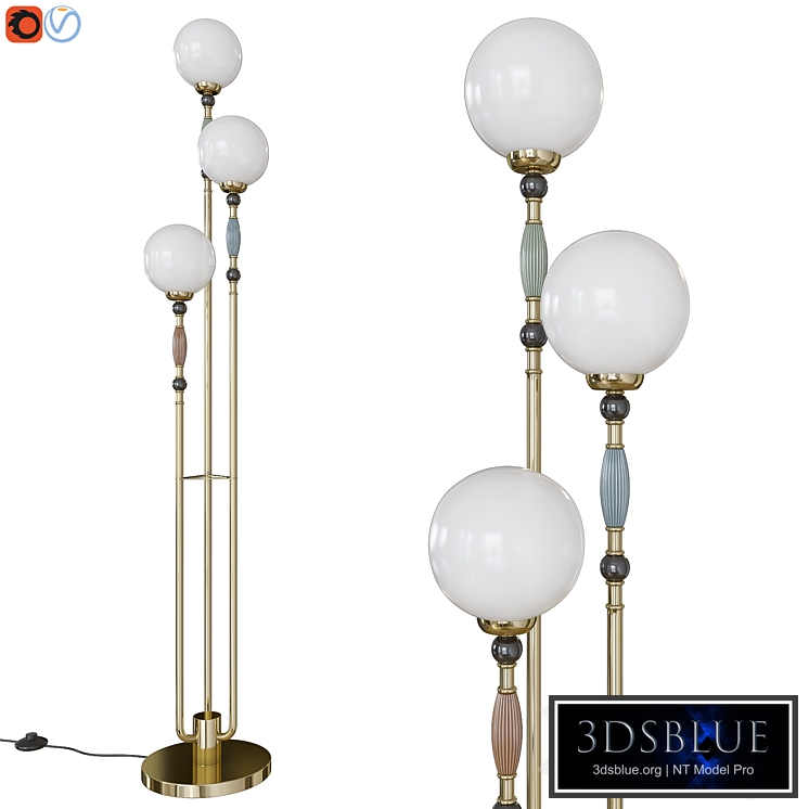 Floor lamp Odeon Light 5405/3F PALLE