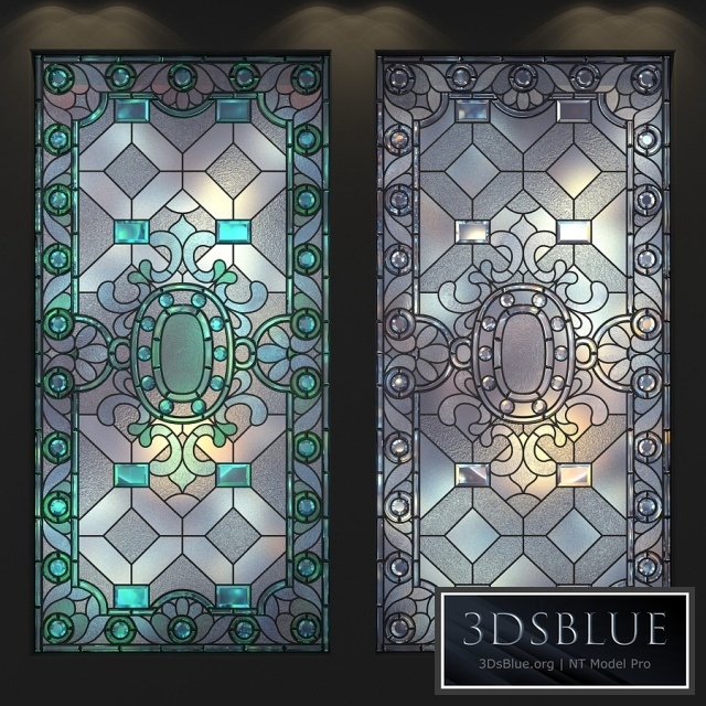 stained-glass window