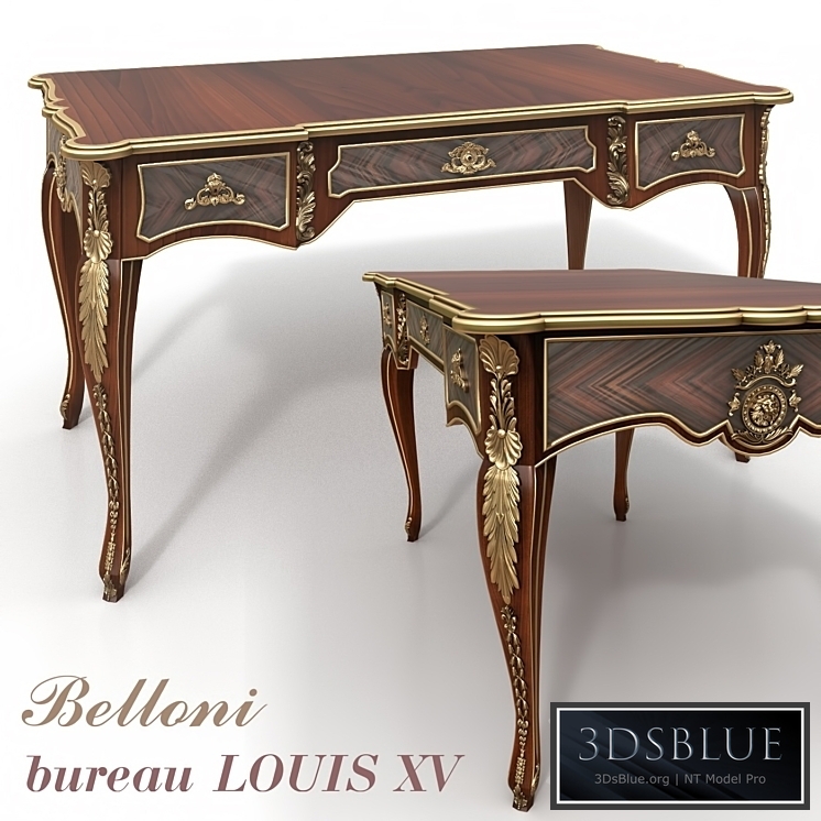 Table BUREAU LOUIS XV