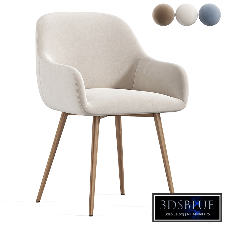 Стул Джуди Velvet Beige