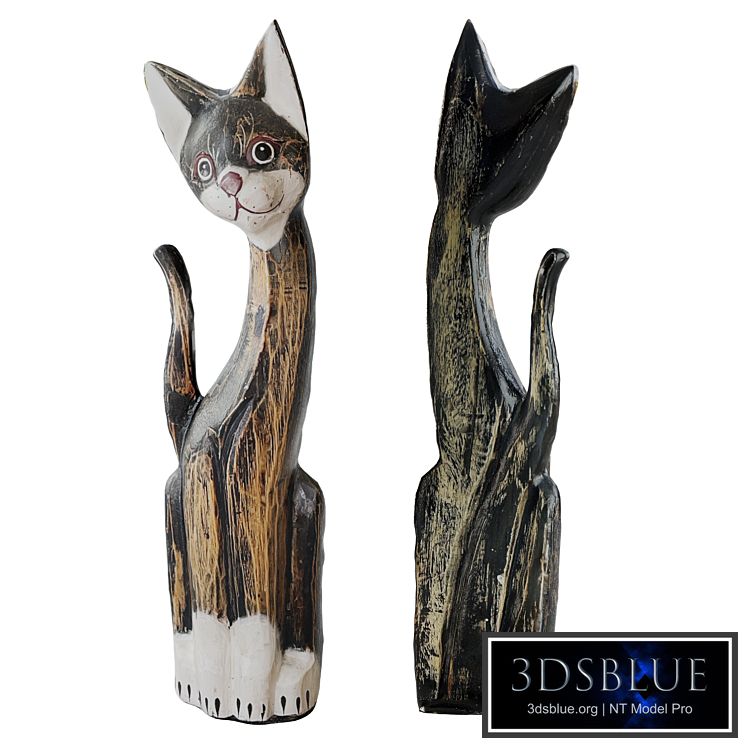 Cat figurine. Tunisia. Handmade.