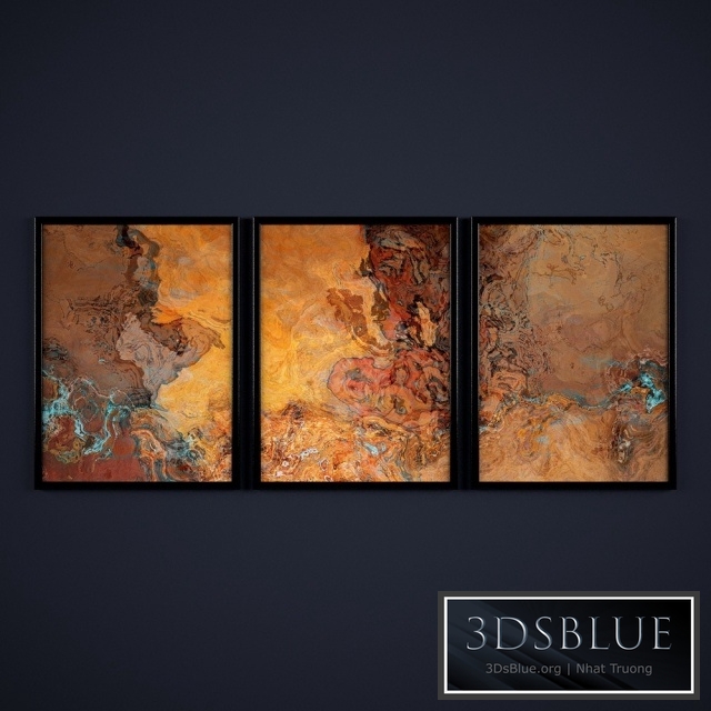 The collection of abstract paintings №6