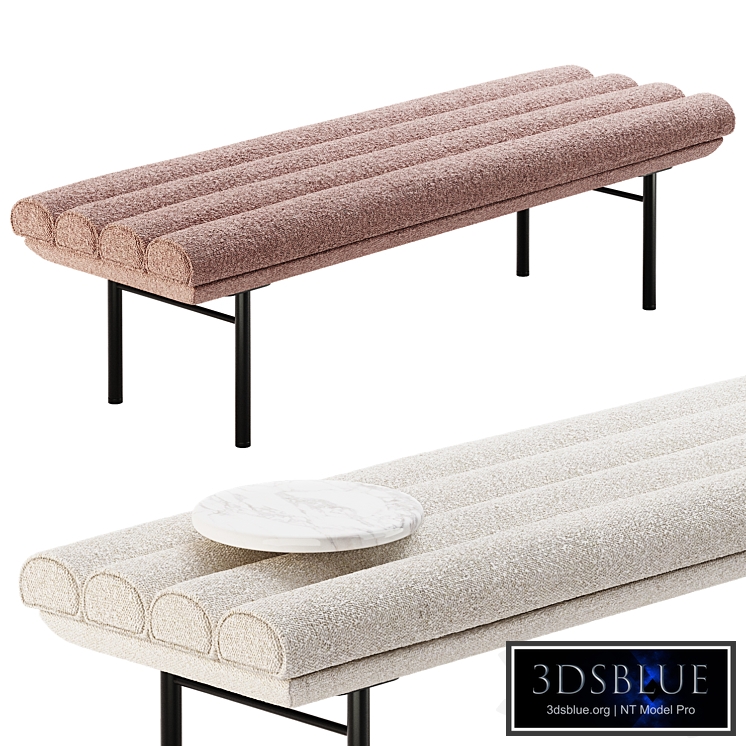 Pan Flute Bench by Saba Italia 123