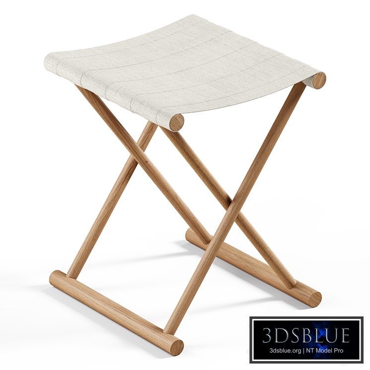 Zara Home - Ash linen folding stool