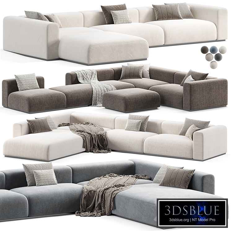 Mahe Sectional sofa by Braid