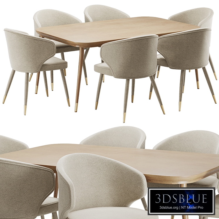 Dinning chair and table75