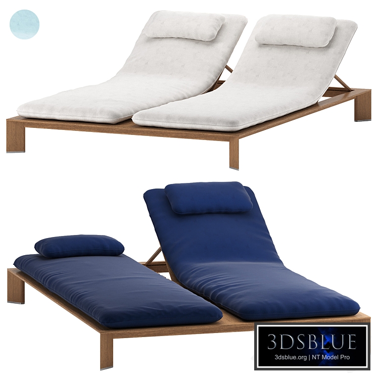 DECKER chaise longue from YAGHTLINE
