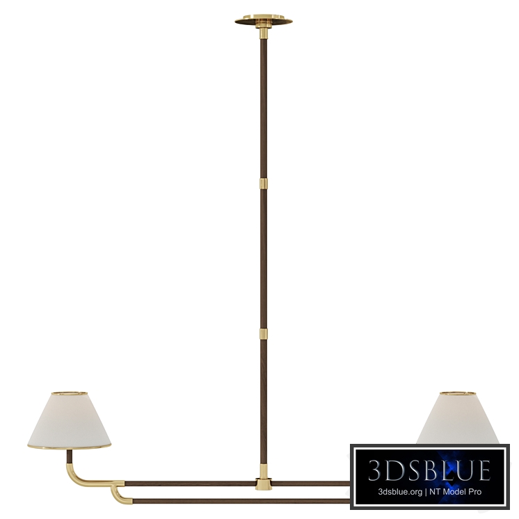 Rigby Large Linear Chandelier from Visual comfort