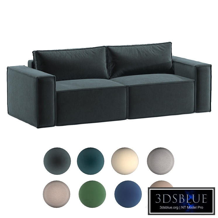 IDYLLIC Low straight sofa