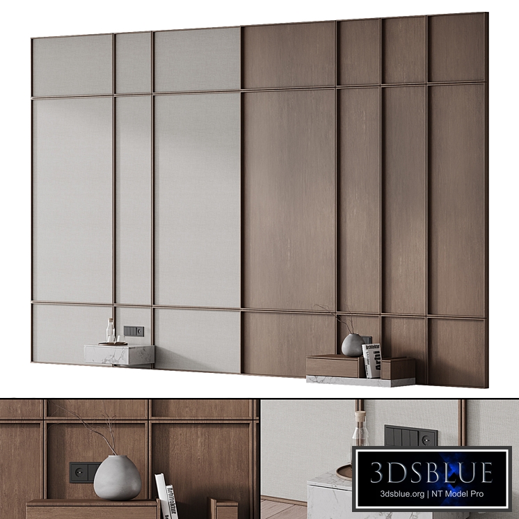 Headboard 006 | bedroom headboard | Wall composition