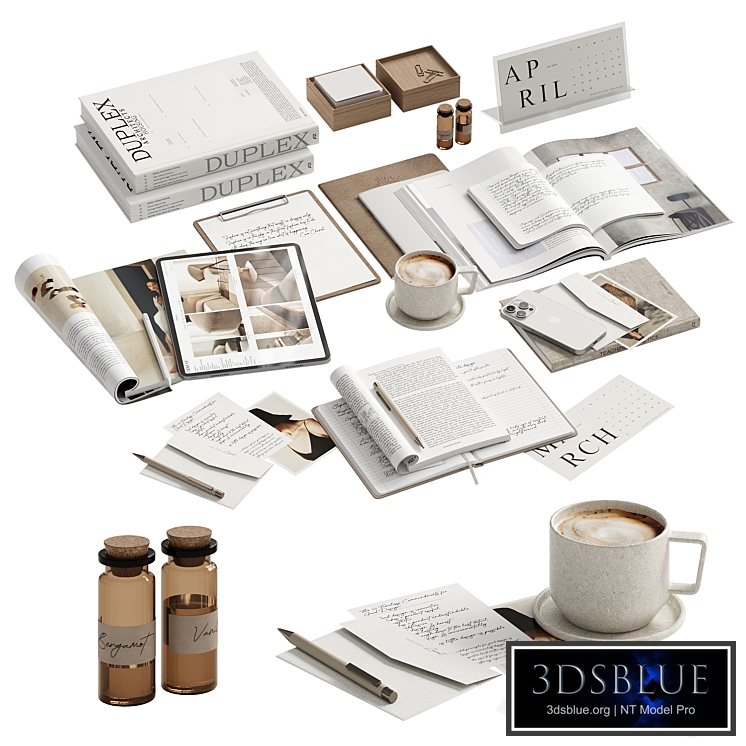 White decor for the workplace