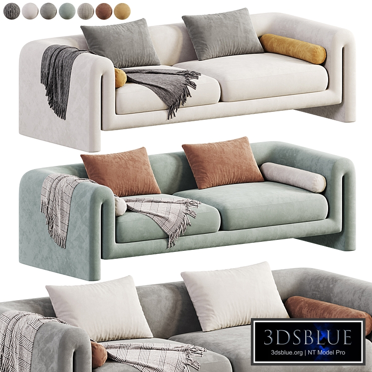 Judo Sofa by Blackroosterdecor