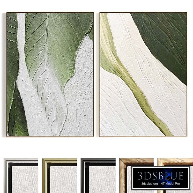 Plaster Two Photo Frame D-640