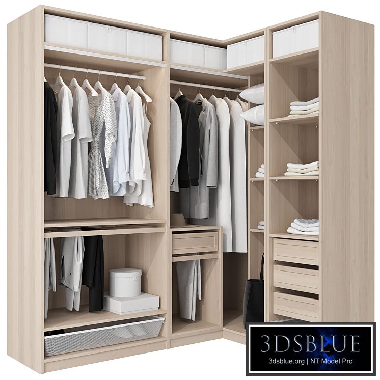 Wardrobe IKEA Set 03