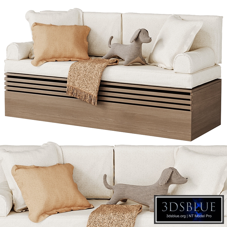 Soft seat for window sill in childrens room \ Pillows