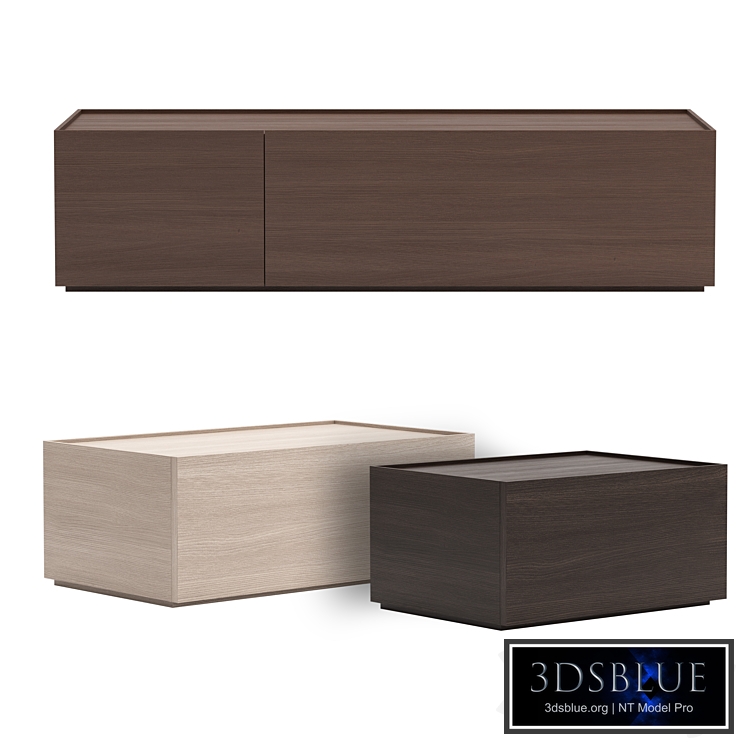 Bedside table Minimalista from Palo Nero