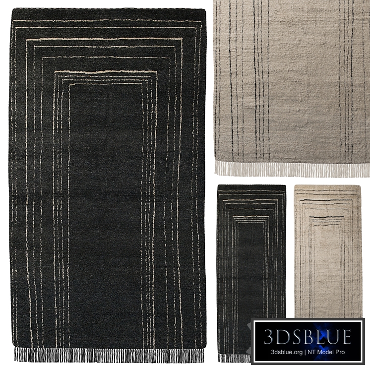 4 Carpets BAXTER - BERBERE - PATTERN B