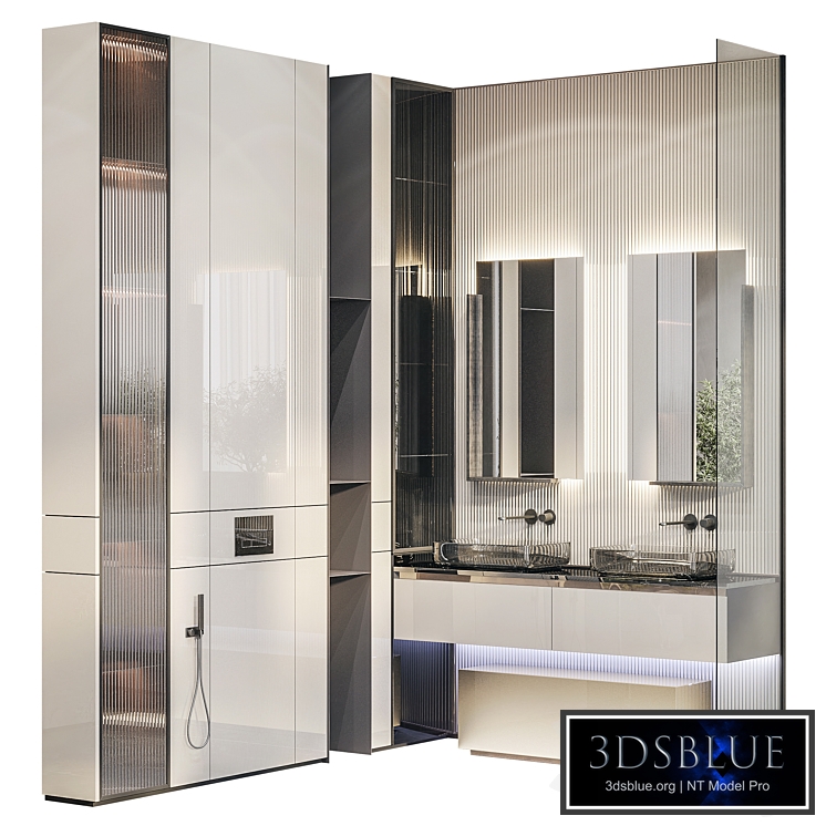 Bathroom furniture set 69