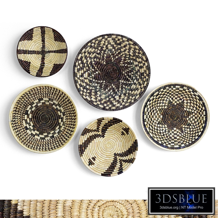 Surya Dastkar wicker plate